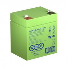 WBR GP1255 F2. Аккумулятор герметичный свинцово-кислотный. WBR