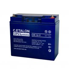 C.ETALON CHR 12-17. Аккумулятор герметичный свинцово-кислотный. ETALON C.ETALON CHR 12-17. Аккумулятор герметичный свинцово-кислотный. ETALON