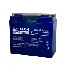 G.ETALON GL 12-17. Аккумулятор герметичный свинцово-кислотный. ETALON G.ETALON GL 12-17. Аккумулятор герметичный свинцово-кислотный. ETALON