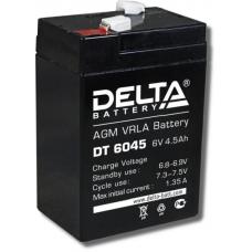 Delta DT 6045. Аккумулятор герметичный свинцово-кислотный. Delta