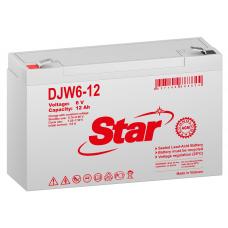 STAR DJW6-12. Аккумулятор герметичный свинцово-кислотный. STAR