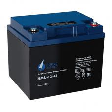 HML-12-45. Аккумулятор герметичный свинцово-кислотный. Связь инжиниринг HML-12-45. Аккумулятор герметичный свинцово-кислотный. Связь инжиниринг