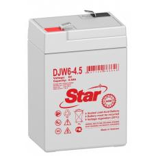 STAR DJW6-4.5. Аккумулятор герметичный свинцово-кислотный. STAR