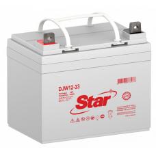 STAR DJW12-33. Аккумулятор герметичный свинцово-кислотный. STAR