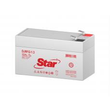 STAR DJW12-1.3. Аккумулятор герметичный свинцово-кислотный. STAR
