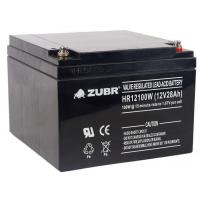 ZUBR HR 12100W (12V, 28Ah). Аккумулятор герметичный свинцово-кислотный. ZUBR