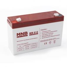 MNB MM 612. Аккумулятор герметичный свинцово-кислотный. MNB Battery