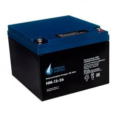 HM-12-26. Аккумулятор герметичный свинцово-кислотный. Связь инжиниринг HM-12-26. Аккумулятор герметичный свинцово-кислотный. Связь инжиниринг