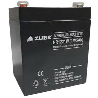 ZUBR HR 1221W (12V, 5Ah). Аккумулятор герметичный свинцово-кислотный. ZUBR
