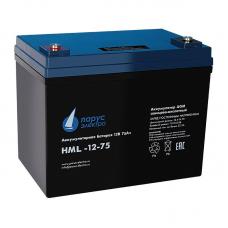 HML-12-75. Аккумулятор герметичный свинцово-кислотный. Связь инжиниринг HML-12-75. Аккумулятор герметичный свинцово-кислотный. Связь инжиниринг