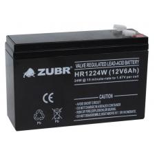ZUBR HR 1224W (12V, 6Ah). Аккумулятор герметичный свинцово-кислотный. ZUBR
