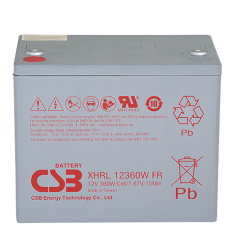 CSB XHRL 12360W FR. Аккумулятор герметичный свинцово-кислотный. CSB