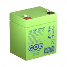 WBR GP1245. Аккумулятор герметичный свинцово-кислотный. WBR