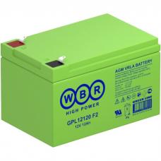 WBR GPL12120 F2. Аккумулятор герметичный свинцово-кислотный. WBR