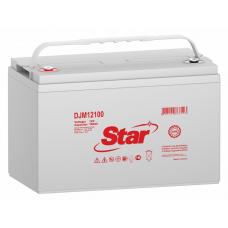 STAR DJM12100. Аккумулятор герметичный свинцово-кислотный. STAR