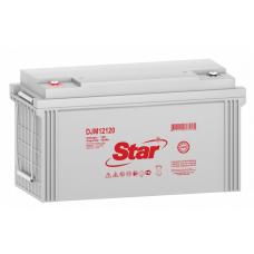 STAR DJM12120. Аккумулятор герметичный свинцово-кислотный. STAR