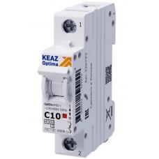BM63-1C10-УХЛ3 1п C 10А 6кА OptiDin (260501). Выключатель автоматический модульный. КЭАЗ