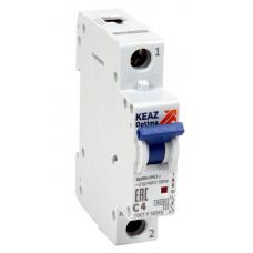 BM63-1C1-УХЛ3 1п C 1А 6кА OptiDin (260504). Выключатель автоматический модульный. КЭАЗ