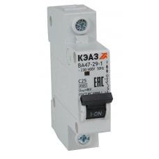 ВА47-29-1C6-УХЛ3 1P 6А 4,5кА (318208). Выключатель автоматический модульный. КЭАЗ