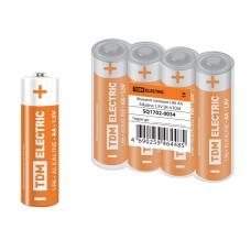LR6 AA Alkaline 1,5V SR-4 TDM (SQ1702-0034). Элемент питания. TDM ЕLECTRIC LR6 AA Alkaline 1,5V SR-4 TDM (SQ1702-0034). Элемент питания. TDM ЕLECTRIC