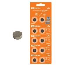 AG1/LR621 Alkaline 1,5V BP-10 TDM (SQ1702-0045). Элемент питания. TDM ЕLECTRIC AG1/LR621 Alkaline 1,5V BP-10 TDM (SQ1702-0045). Элемент питания. TDM ЕLECTRIC