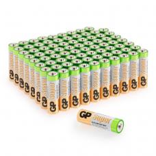 GP Super Alkaline 24A AAA (GP 24AA21-2CRSWC80), упак. 80 шт.. Алкалиновые батарейки. GP Batteries