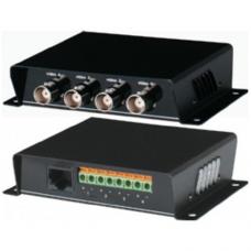 TTP414V. Приемопередатчик 4 видеосигналов по витой паре. SC&T