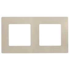 ETIKA рамка 2-местная, слоновая кость (672512). Рамка. LegranD