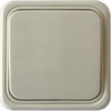 Выключатель одноклавишный открытой установки, бежевый, LK Standard (810101). Выключатель. Экопласт