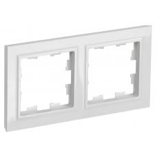 Рамка 2-местная РУ-2-БрБ IP20 белая BRITE (BR-M22-K01). Рамка. IEK
