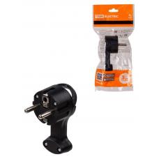 Вилка круглая плоская с кольцом черная 16А 250В TDM (SQ1806-0196). Вилка. TDM ЕLECTRIC Вилка круглая плоская с кольцом черная 16А 250В TDM (SQ1806-0196). Вилка. TDM ЕLECTRIC