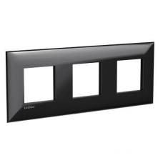 Рамка ARTLEBEDEV черный квадрат Avanti 6 модулей (4402906). Рамка. ДКС