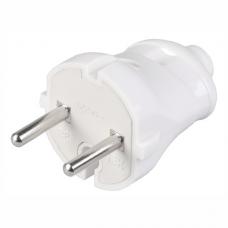 Вилка разборная прямая ВПп20-01-Ст без з/к белая (EVP20-06-01-K01). Вилка разборная прямая. IEK