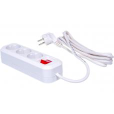 Удлинитель S-303 3х3м с заземлением с выключателем ПВС 3х1 (9631986). Удлинитель. UNIVersal