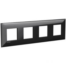 Рамка ARTLEBEDEV черный квадрат Avanti 8 модулей (4402908). Рамка. ДКС