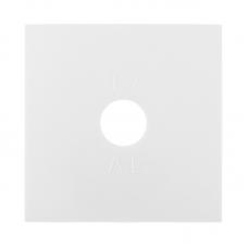 Накладка розетки TV, белый LK60 (865104-1). Накладка розетки TV. Экопласт