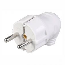 Вилка разборная угловая ВПу11-01-Ст с з/к белая (EVP11-16-01-K01). Вилка разборная угловая. IEK