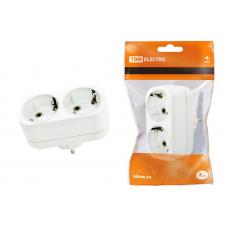 Блок на 2 гнезда 2П+З плоский 16А 250B TDM (SQ1806-0026). Розетка. TDM ЕLECTRIC Блок на 2 гнезда 2П+З плоский 16А 250B TDM (SQ1806-0026). Розетка. TDM ЕLECTRIC