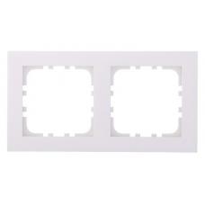 Рамка 2-постовая, белый LK80 FLAT (844204-1). Рамка. Экопласт