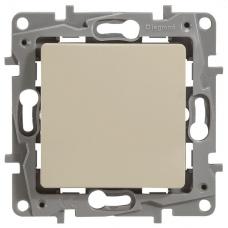 ETIKA выключатель 1-клавишный, скрытой установки, слоновая кость (672301). Выключатель. LegranD