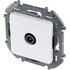 Inspiria розетка TV звезда, скрытой установки, белый (673850). Розетка телевизионная TV. LegranD