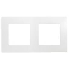 ETIKA рамка 2-местная, белый (672502). Рамка. LegranD