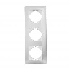 Рамка 3 поста, белый (201203). Рамка. SPL