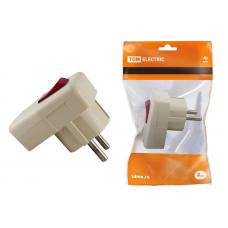 Вилка угловая с/з с выключателем белая 16А 250В TDM (SQ1806-0009). Вилка. TDM ЕLECTRIC Вилка угловая с/з с выключателем белая 16А 250В TDM (SQ1806-0009). Вилка. TDM ЕLECTRIC