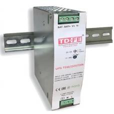 UPS 75W/24V/DIN. Блок бесперебойного питания. FARADAY