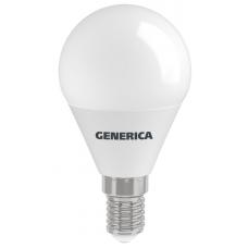 Лампа светодиодная G45 шар 8Вт 230В 4000К E14 GENERICA (LL-G45-08-230-40-E14-G). Лампа светодиодная. IEK