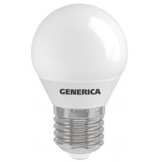 Лампа светодиодная G45 шар 8Вт 230В 6500К E27 GENERICA (LL-G45-08-230-65-E27-G). Лампа светодиодная. IEK
