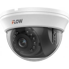 F-AC-1421(2.8мм). Бюджетная видеокамера мультиформатная купольная. i-FLOW