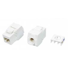 KJ8-8P8C-C6A-180-TLS-WH. Вставка Keystone Jack RJ-45. Hyperline