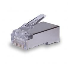Коннекторы 8P8C FTP Cat.5e 3U (RJ-45) (100шт) (10-0201). Разъем RJ-45. SUPRLAN